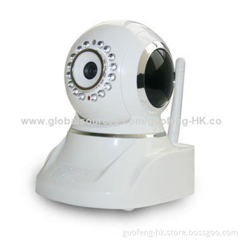 Wireless and Wired Baby Monitor, Plug-and-play Function, Supports Night Visibility Up to 15m